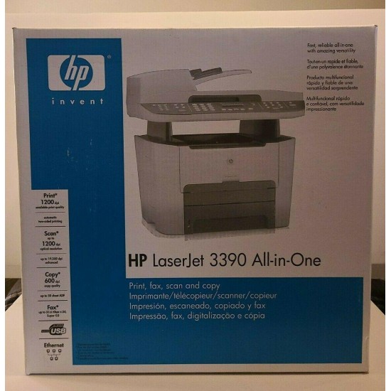 HP Laserjet 3390 All In One Printer Q6500A - New & Sealed