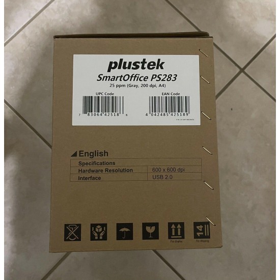 Plustek SmartOffice PS283 25PPM Document scanner