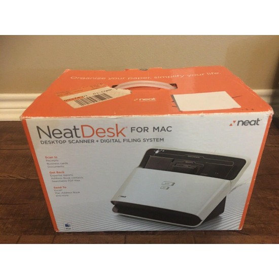 NeatDesk For Mac Desktop Scanner and Digital Filing System New In Open Box