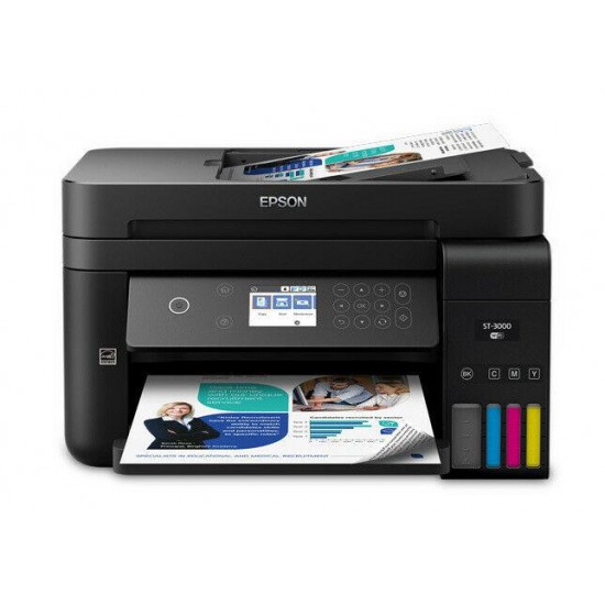 EPSON WorkForce ST-3000 Color MFP Supertank Printer New 100-240V Print Copy Scan