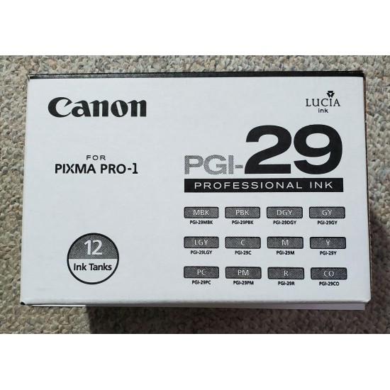 Canon PGI-29 12-Color Ink Tanks Set - 4868B006AA