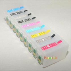 Empty, PIG., SUB., Refillable Ink Cartridge kit R3000 T157 157 alternative for A