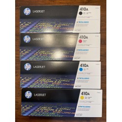 Set of HP CF410A CF411A CF412A CF413A toner (black, cyan, yellow, magenta)