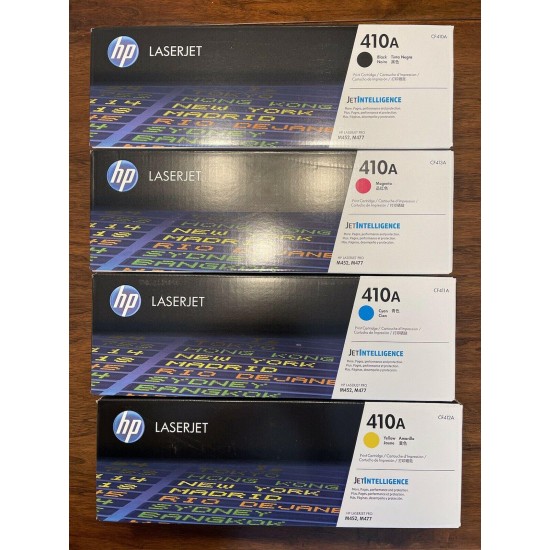 Set of HP CF410A CF411A CF412A CF413A toner (black, cyan, yellow, magenta)