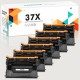 6Pk Toner Compatible For HP CF237X 37X LaserJet Enterprise M608 M609 M631 M633