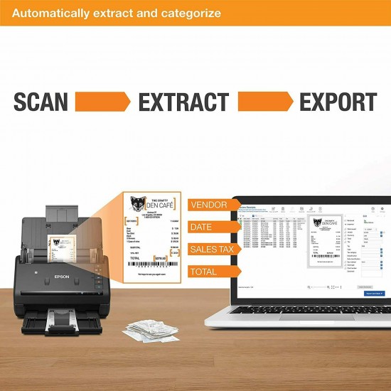 New Epson WorkForce ES-500WR Wireless Color Receipt Document Scanner w/ Warranty