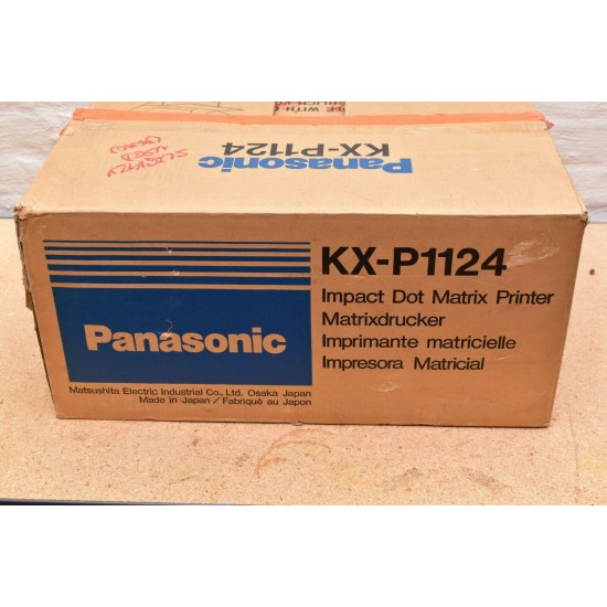 Panasonic KX-P1124 Impact Dot Matrix Paper Printer IN ORIGINAL BOX NICE! vintage