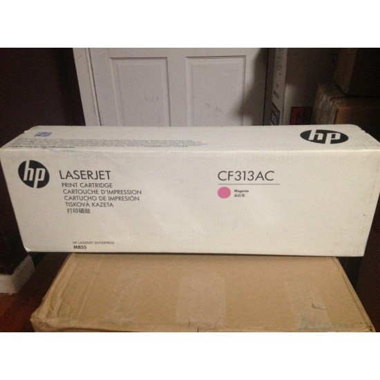 Genuine HP CF313A (826A) Magenta Toner Cartridge 31.5k M855 Brand New Sealed Box