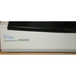 iVina A3 Flatbed Bookedge Scanner FB6080E - Drivers & Power Adapter Included