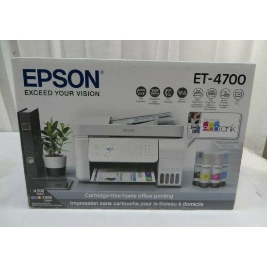 Epson EcoTank ET-4700 All-in-One Supertank Printer FREE SHIPPING IMMEDIATELY