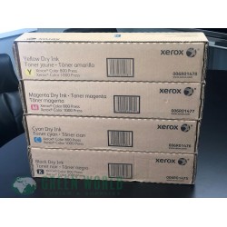 Xerox Color 800 / 1000 Toner set Yellow Magenta Cyan Black