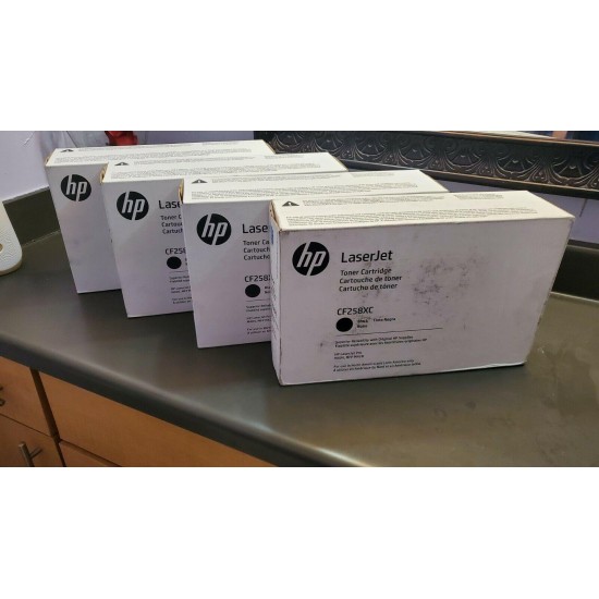 4X CF258XC 58X Genuine HP High Yeild Black Toner LaserJet Pro M304 M404 MFP M428