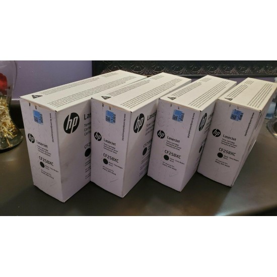 4X CF258XC 58X Genuine HP High Yeild Black Toner LaserJet Pro M304 M404 MFP M428