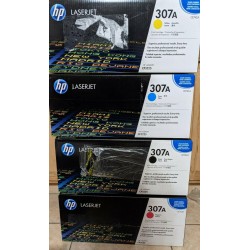 Genuine HP 307A toner Cartridge CE740A CE741A CE742A CE743A  full set brand new