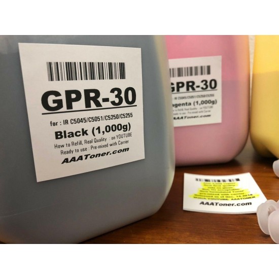 (4,000g) GPR-30 Toner Carrier mixed Refill for Canon C5045/C5051/C5250/C5255