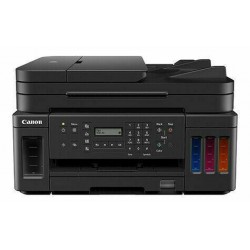 Canon - PIXMA MegaTank G7020 Wireless All-In-One Inkjet Printer with Fax - Black