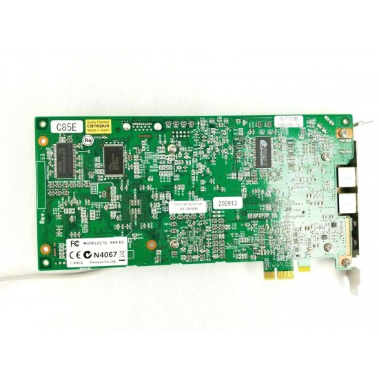 Canopus NHX-E2 PCI-E Non-Linear Editing card with NHX-E1