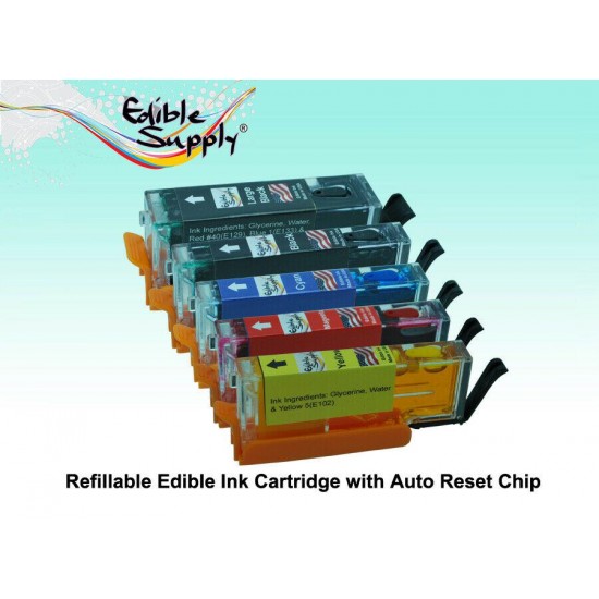 EDIBLE CAKE PRINTER BUNDLE - Canon Printer, Edible Ink & KopyKake Frosting Sheet