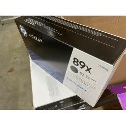 HP 89X High Yield LaserJet Toner Cartridge - Black -CF289X - FACTORY FRESH