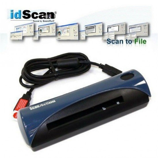 ACUANT SCANSHELL 800R / OCR SCANNER / iDscan Software