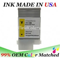 6 Pack PFI-120 Compatible Ink Cartridge tank Fit Canon iPF TM-200 TM-300 TM-305