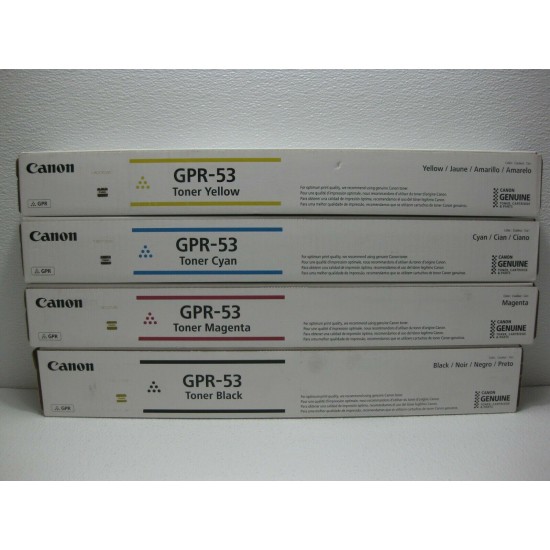 Canon Genuine Toner GPR-53 Set New *** SHIPS OVERBOXED ***