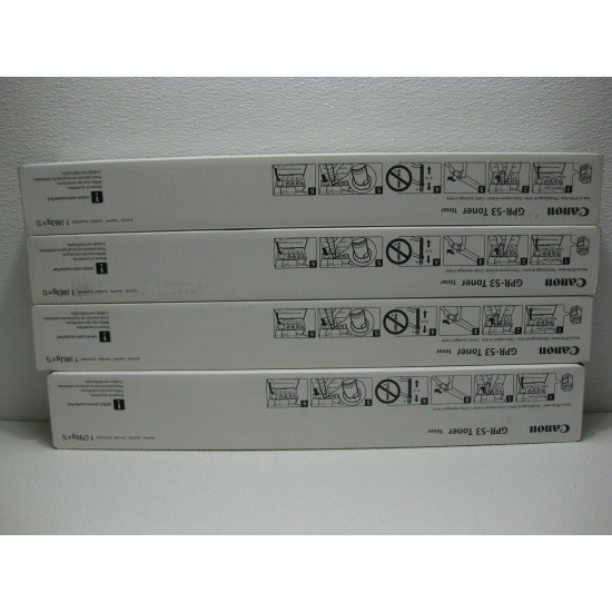 Canon Genuine Toner GPR-53 Set New *** SHIPS OVERBOXED ***