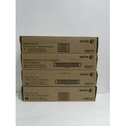 GENUINE XEROX COLOR 800/1000 PRESS TONER SET NEW SEALED SEE PHOTOS SHIPS FREE!