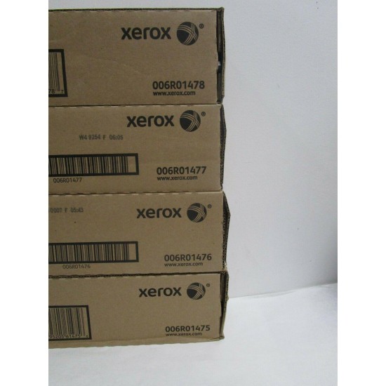 GENUINE XEROX COLOR 800/1000 PRESS TONER SET NEW SEALED SEE PHOTOS SHIPS FREE!