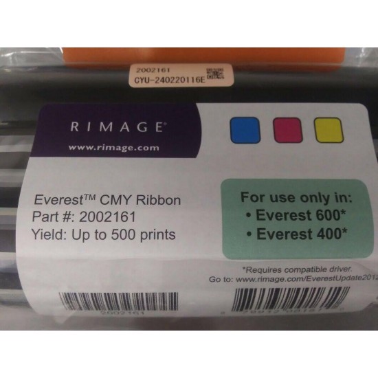 RIMAGE EVEREST CMY & Transfer Ribbons (2002161 & 2001469) 6 Ribbons Total