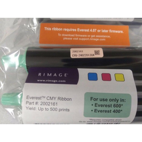 RIMAGE EVEREST CMY & Transfer Ribbons (2002161 & 2001469) 6 Ribbons Total