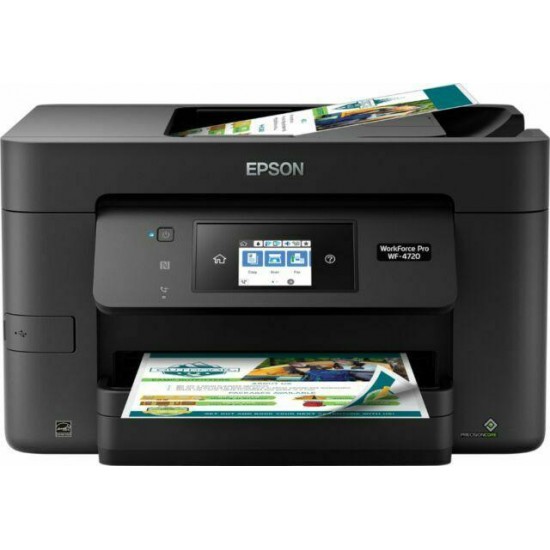 Epson WorkForce Pro WF-4720 4 Colour Multifunction Printer - Black (C11CF74501)