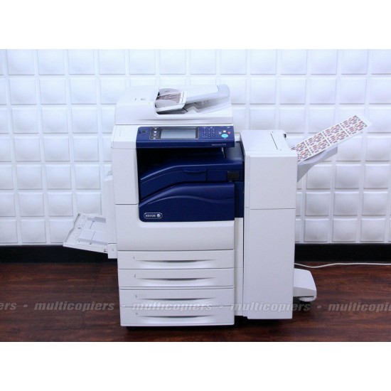 Xerox WorkCentre 7225 Color MFP Copier Printer Scan  Email USB Finisher ~ 7220