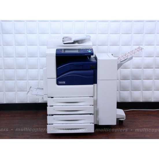 Xerox WorkCentre 7225 Color MFP Copier Printer Scan  Email USB Finisher ~ 7220