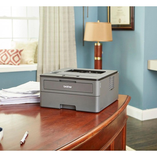 Brother - HL-L2370DW XL Wireless Black-and-White Laser Printer - Gray