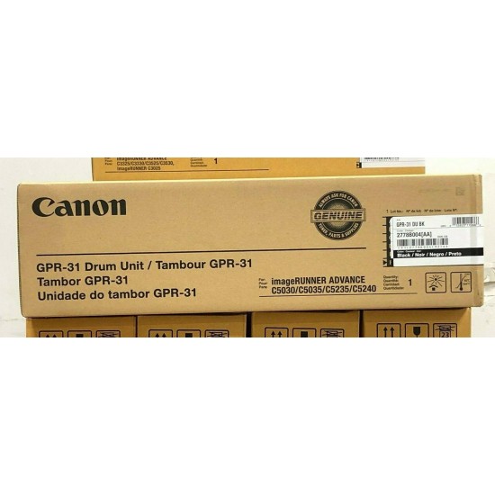 Canon 2778B004AA GPR-31 Black Drum   OEM  100% GENUINE   SHIPS SAME DAY UPS!!