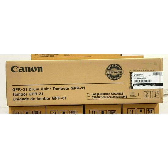 Canon 2778B004AA GPR-31 Black Drum   OEM  100% GENUINE   SHIPS SAME DAY UPS!!