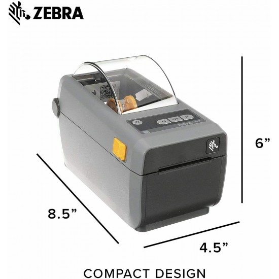 New In Box Zebra ZD410 Direct Thermal Barcode Label Printer Tested USB WiFi