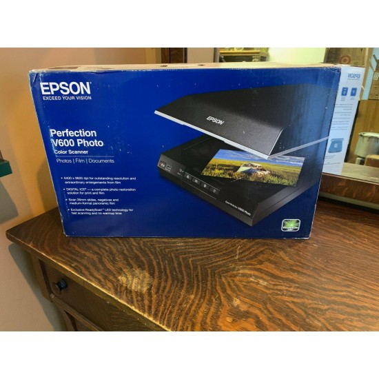 Epson Perfection V600 Color Photo, Image, Film, Negative & Document Scanner NEW