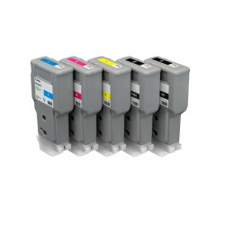 Canon PFI-207 Lot of 5 Ink Cartridges IPF680 IPF685 IPF780 IPF785 Complete Set