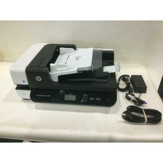 HP Scanjet Enterprise Flow 7500 Flatbed Scanner with Power Adapter / L2725 - VGC