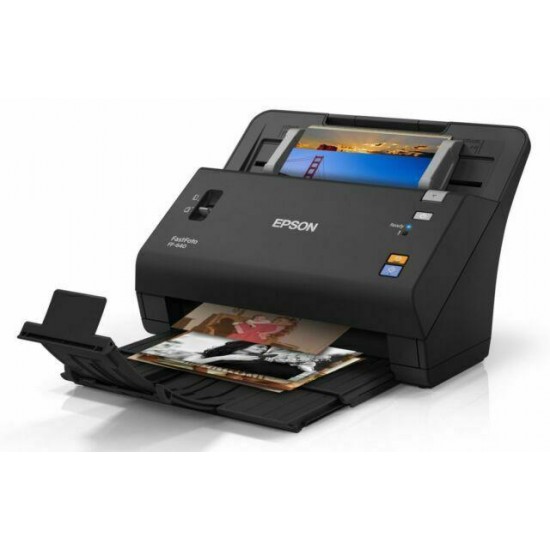 Slightly Used - Epson FastFoto FF-640 High-Speed Photo Scanner - Black