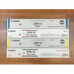 Genuine Canon GPR-51 CMYK Toner for iR Advanced C250 C350 - FedEx 2Day Air!!