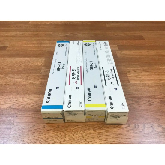 Genuine Canon GPR-51 CMYK Toner for iR Advanced C250 C350 - FedEx 2Day Air!!