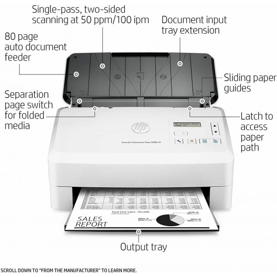 L2755A#BGJ HP ScanJet Enterprise Flow 5000 s4 Sheet-feed Scanner