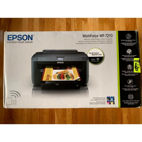 Epson Workforce Wf 7210 Inkjet Photo Printer Black 0992