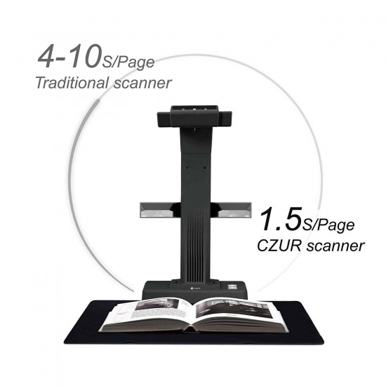 CZUR ET18 PRO Smart Book Document Scanner WIFI Fast OCR Reader for Mac Windows