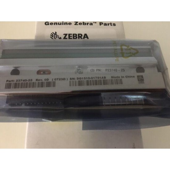 ZEBRA **ORIGINAL** P23740-25 23740-25  Printhead  203DPI Head>>>NEW>>US SHIP>>