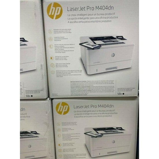 Brand New HP LaserJet Pro M404dn Auto Duplex Printing W1A53A Sealed Box