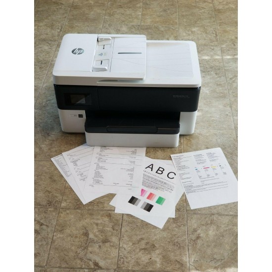 HP OfficeJet Pro 7720 ONLY 127 Pages Wide Format Color Inkjet Printer Wireless